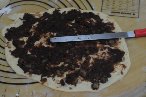 红豆栗子千层包