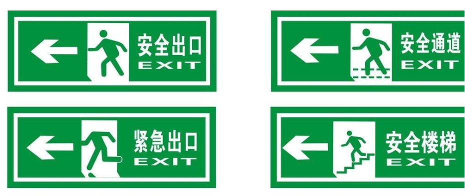 行人疏散通道标志是什么