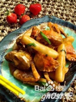 荤菜系列[36]年糕炒蟹