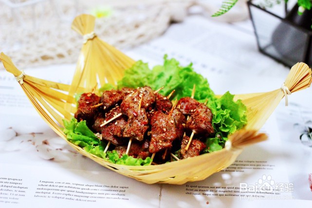 孜然香辣牙签肉的做法