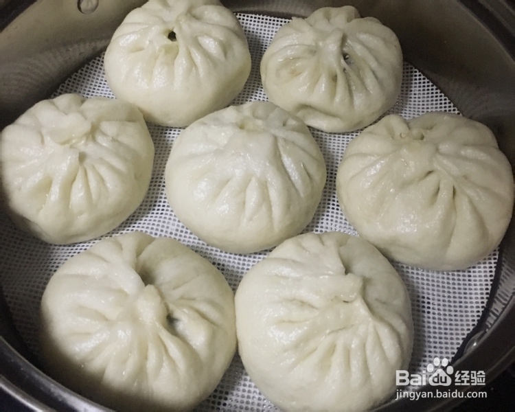 第一次尝试做香菇青菜包子