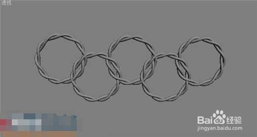 用3dmax2012制作奥运五环效果图