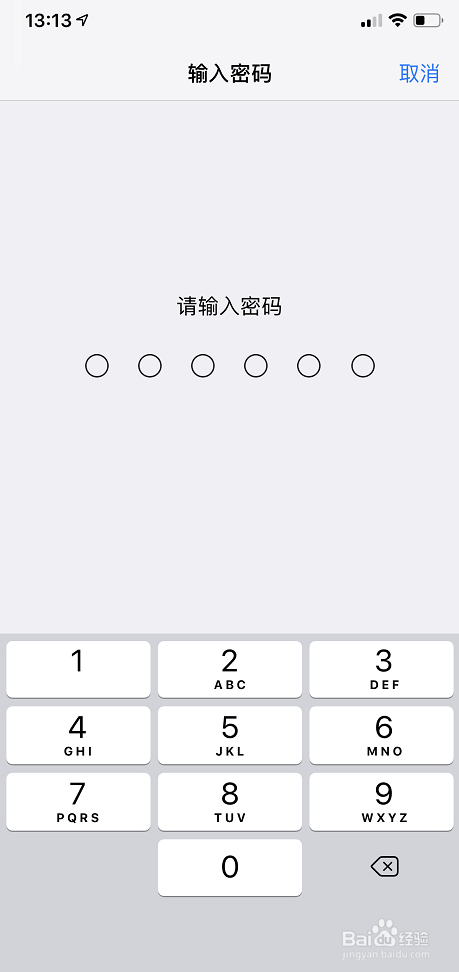 怎么查看iphone X中哪些应用设置了面容识别？