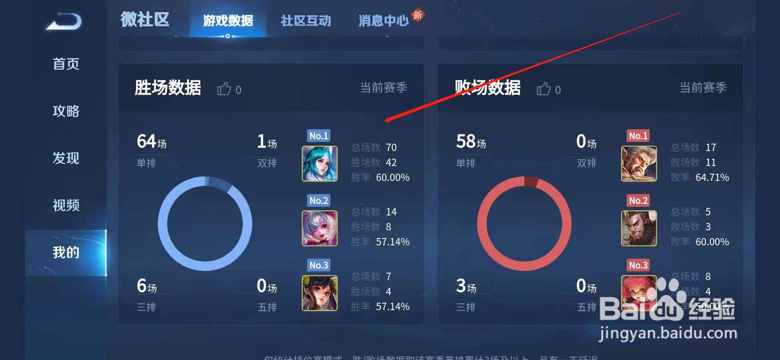 王者荣耀在哪查看赛季的胜率