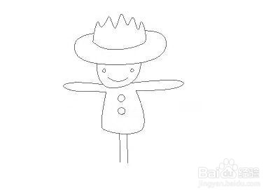 简笔画稻草人如何画