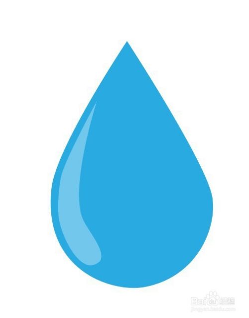 Illustrator如何绘制水滴效果 百度经验