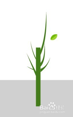 Flash绘制卡通树干的方法