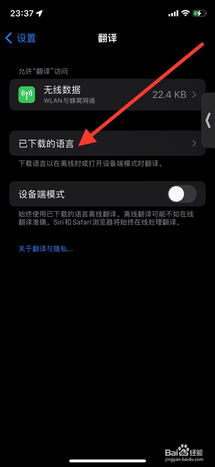 手机iPhone翻译下载“ 日语”语言