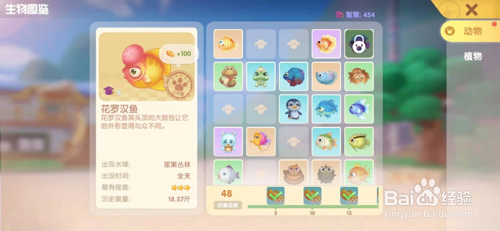 摩尔庄园手游花罗汉鱼在哪里钓