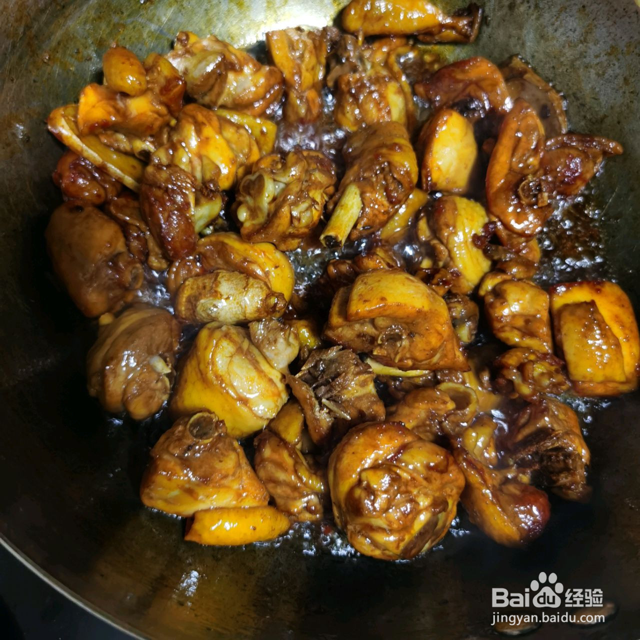 鸡肉炖宽粉的做法