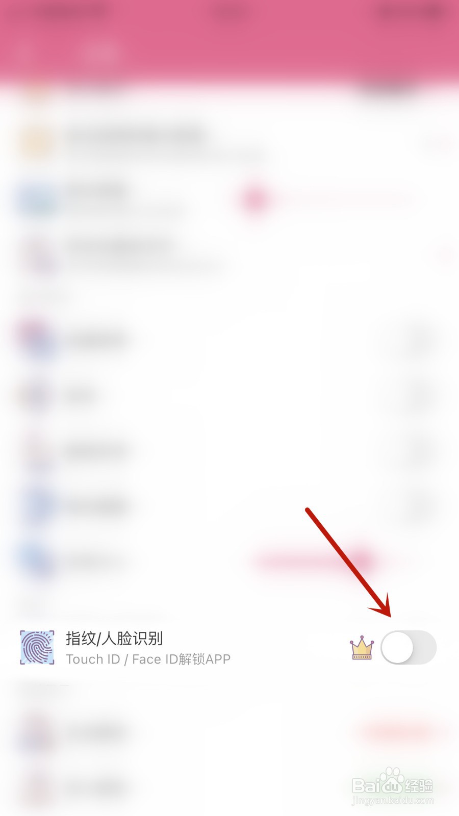 昼虎记账如何关闭指纹/人脸识别