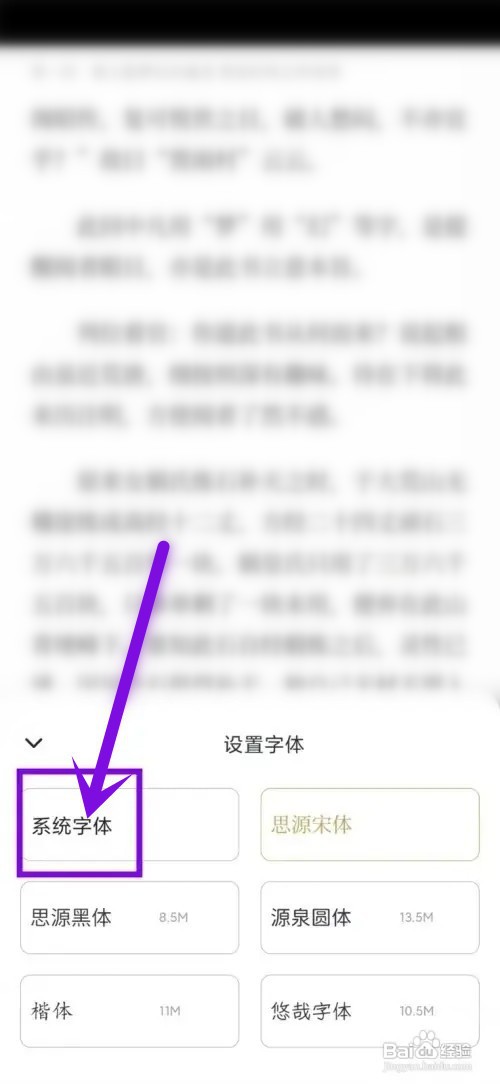 典读App看书字体样式如何设置