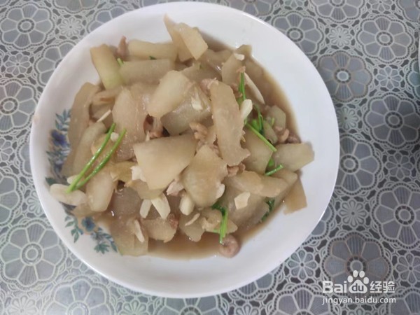 冬瓜海米的做法