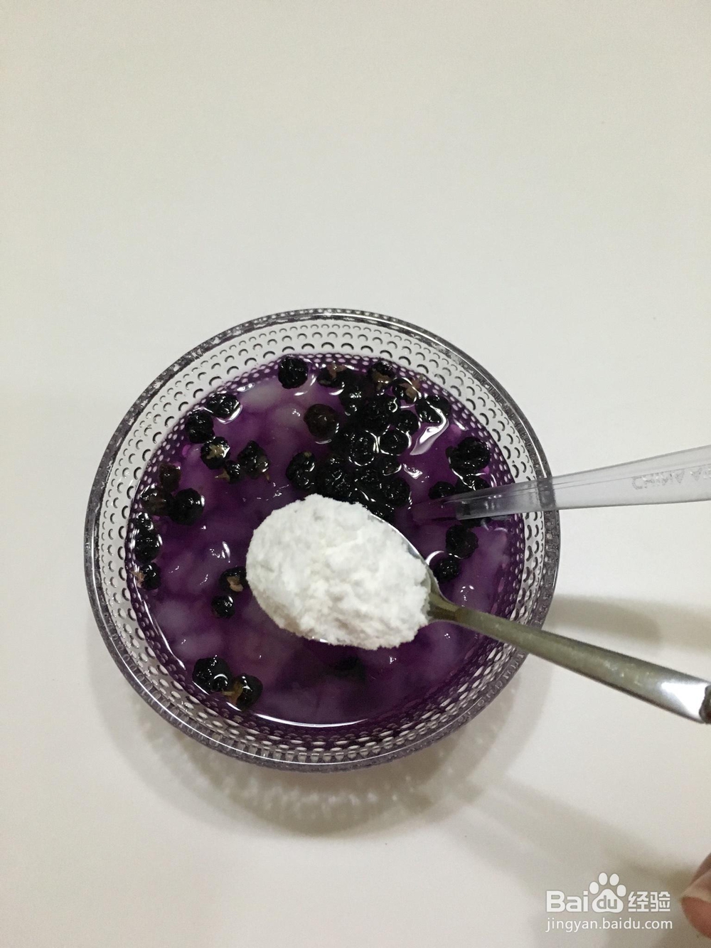 美食教学之黑枸杞雪蛤汤!