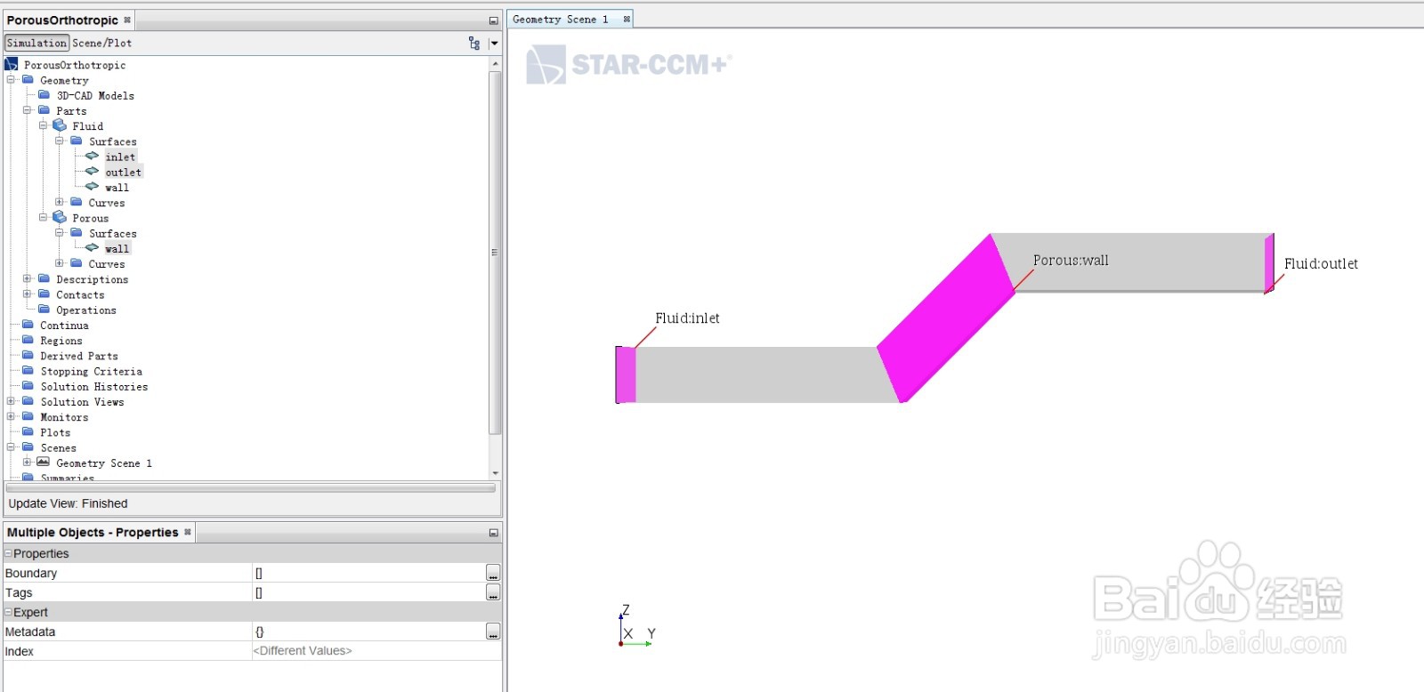 STAR-CCM+：多孔介质模型-各向异性