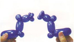 魔法气球造型系列之儿童脚踏车气球制作（上）