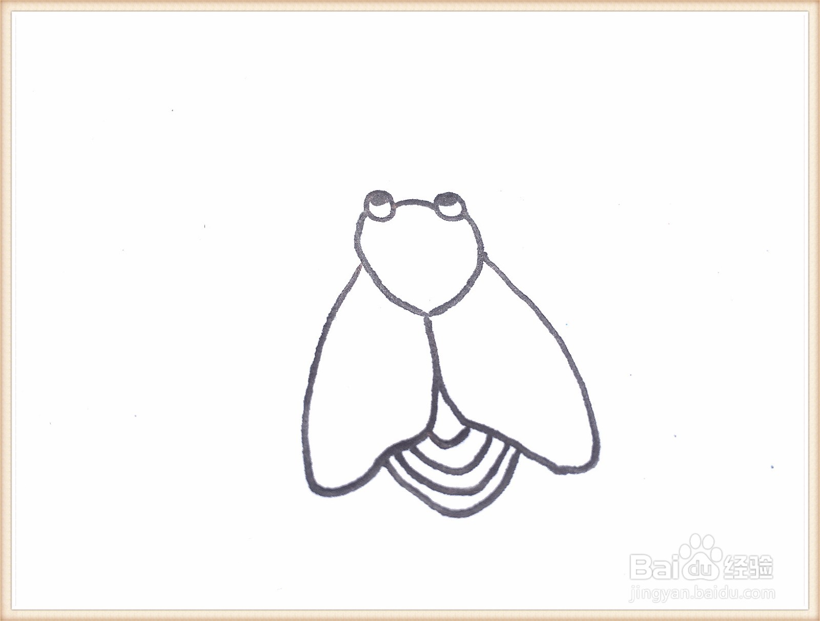 一笔一笔教你画中华蜜蜂简笔画