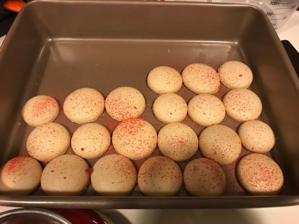 意式树莓马卡龙