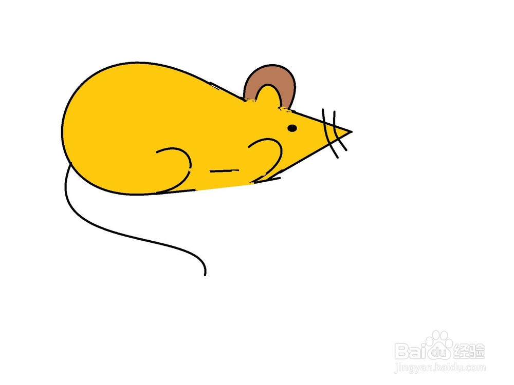 用2-2画老鼠的方法