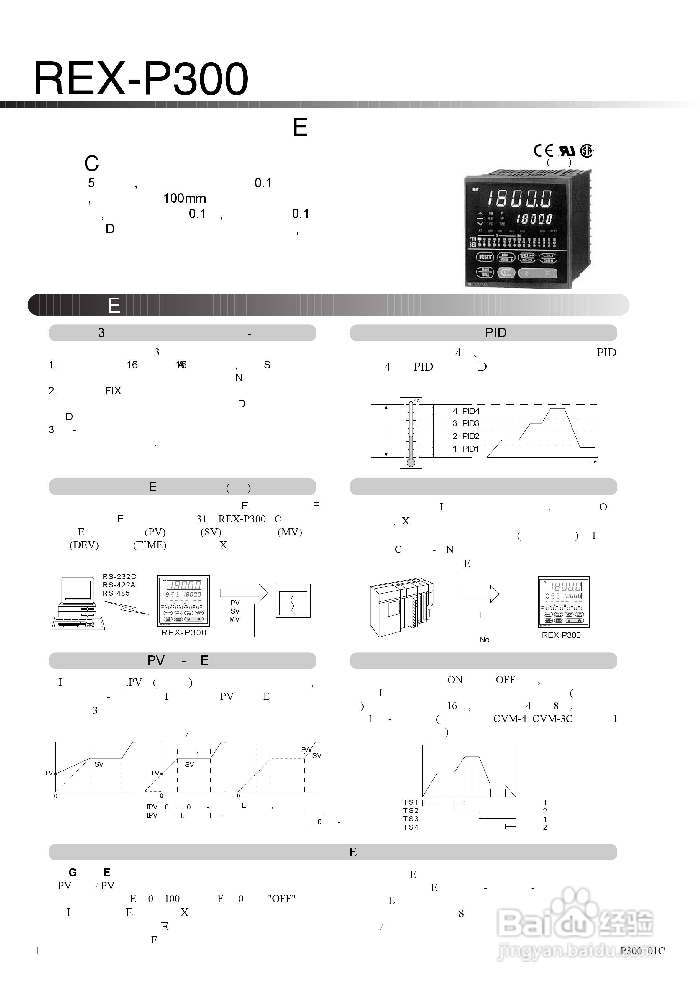 佳航REX-P300高精度程序温控器使用手册