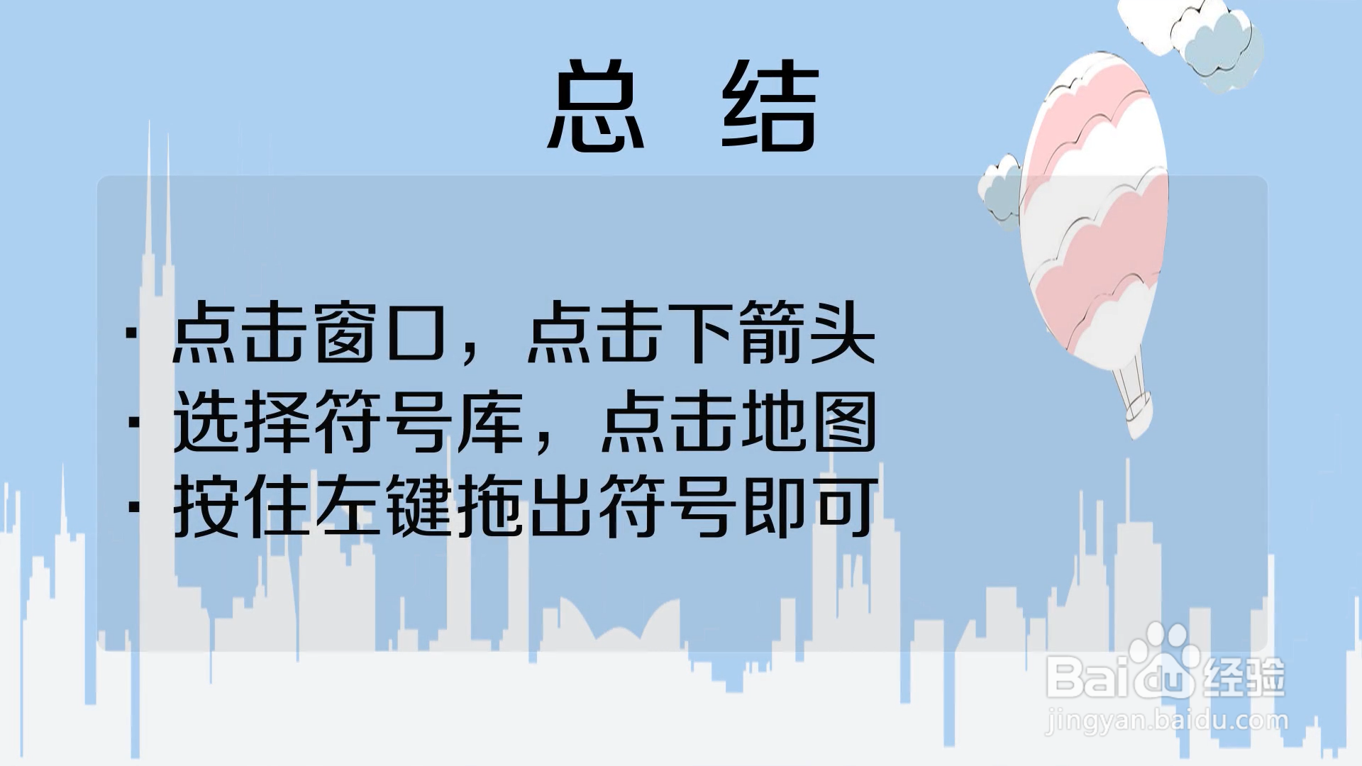 如何使用Ai的地图符号