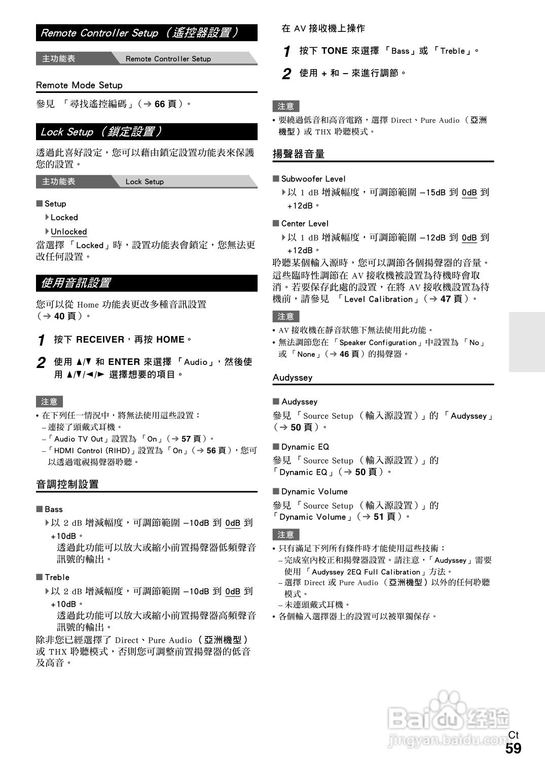 ONKYO TX-NR609 AV 接收机使用手册:[3]