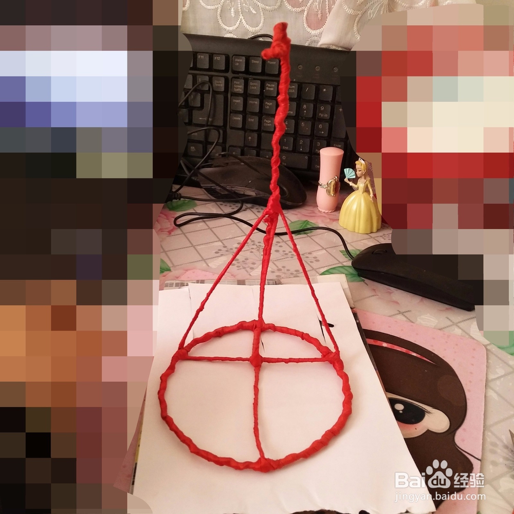 手工DIY可爱娃娃小吊椅