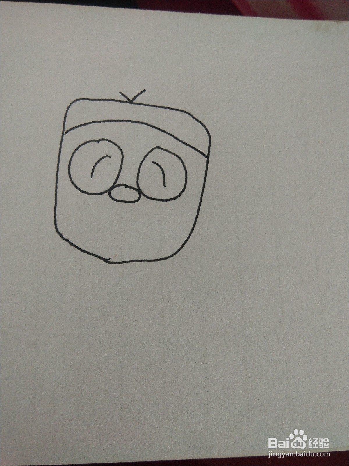 大雄怎么画简笔画