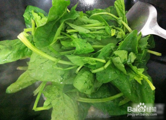 上汤菠菜的做法