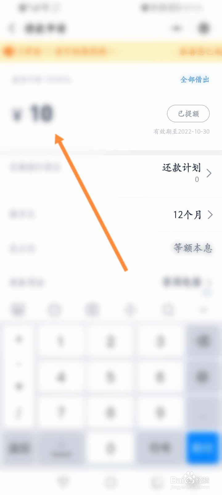 安逸花贷款金额可以修改吗