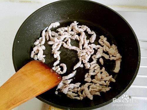 肉丝炒茭白怎么做