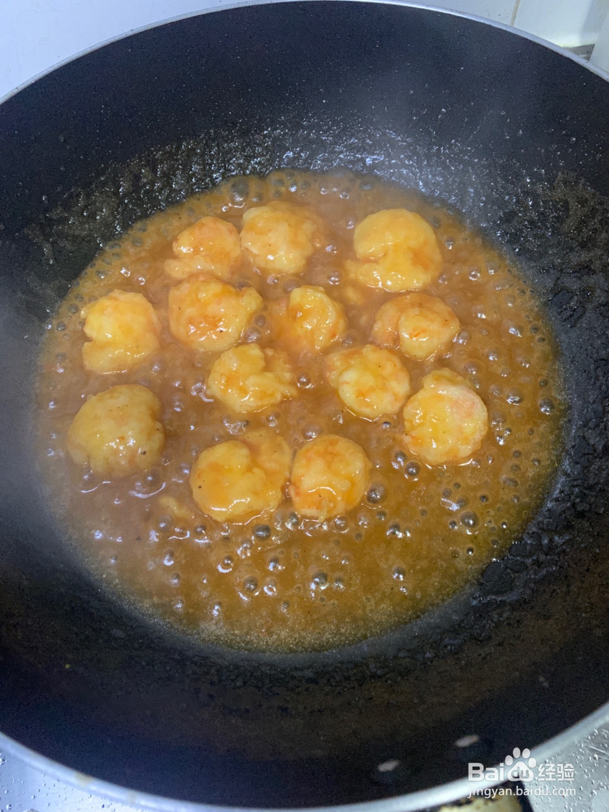 糖醋虾球的做法