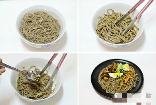 日式菌菇荞麦凉面