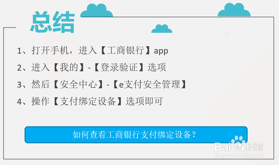 如何查看工商银行支付绑定设备?