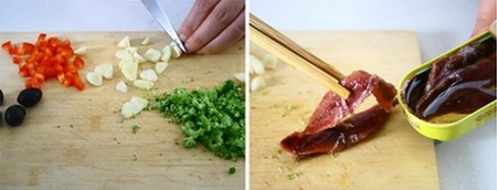 蒜香鯷鱼螺丝面