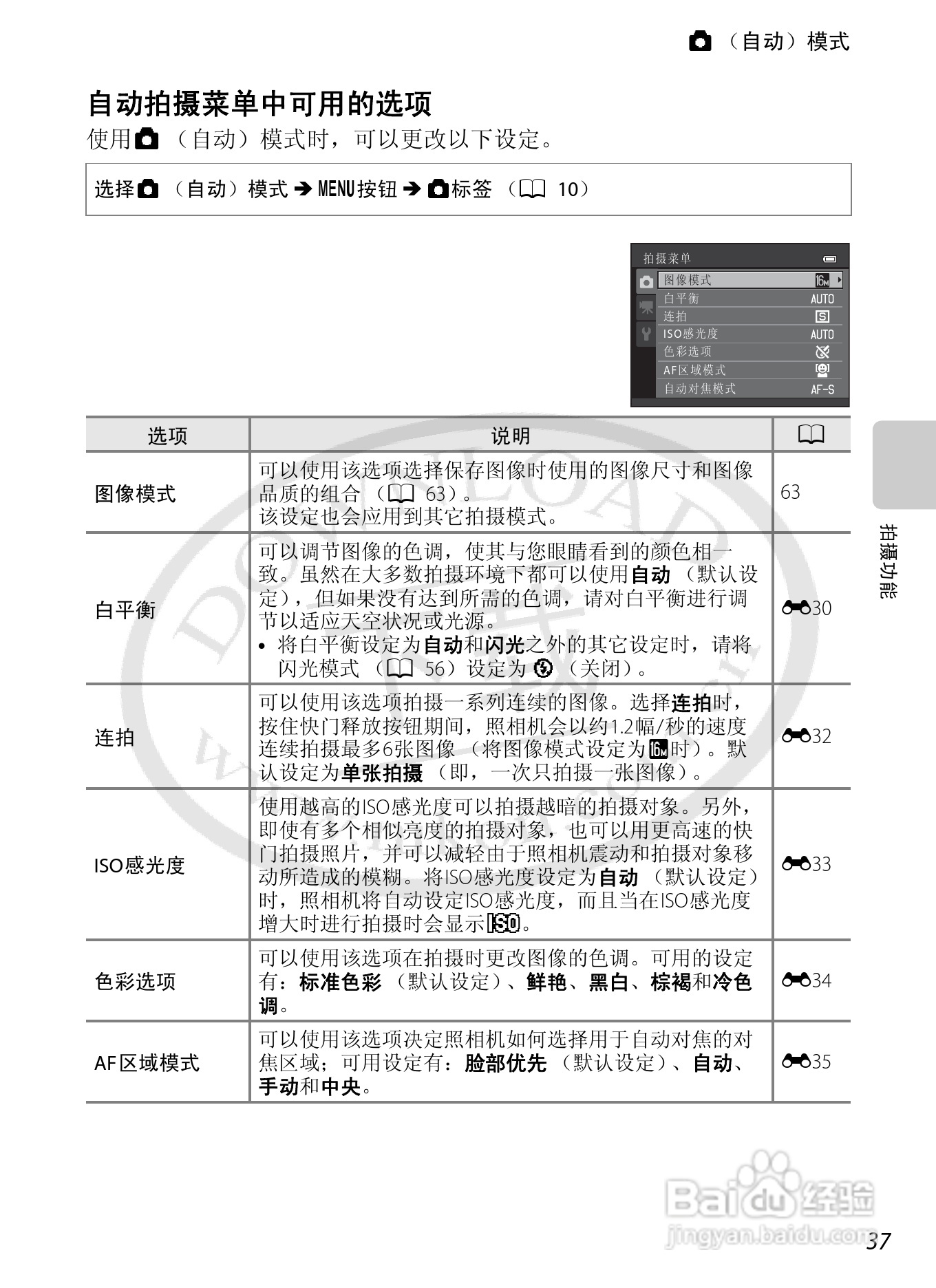 尼康COOLPIX S6200数码相机使用说明书:[6]