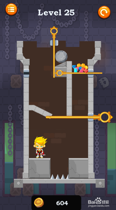 如何通过Caio Hero Rescue的Level 25？