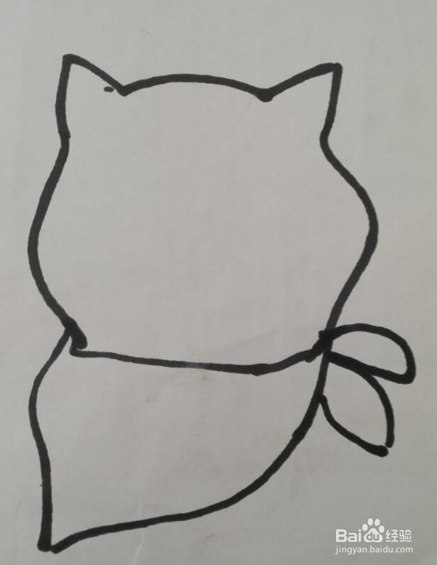 儿童简笔画 小猫的画法 小猫的简笔画