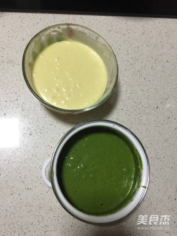 双味松饼的做法