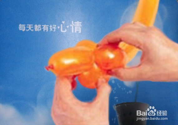 魔术气球教程：[4]三泡结的制作