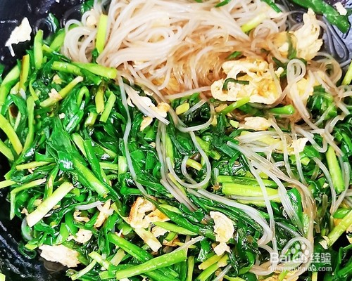 韭菜鸡蛋炒粉丝怎么做