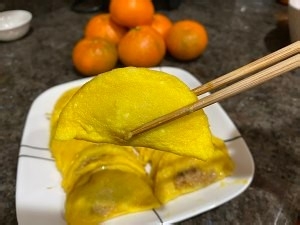 怎么自制金灿灿的蛋饺