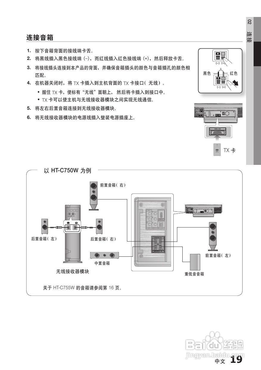 三星HT-C750W家庭影院使用说明书:[1]