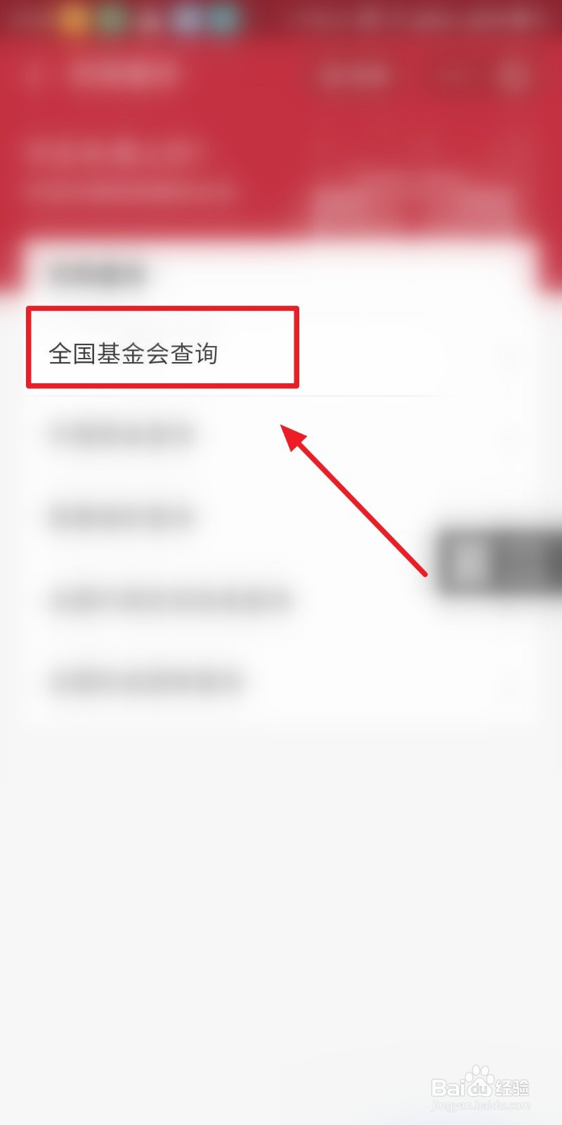 支付宝如何查询全国基金会