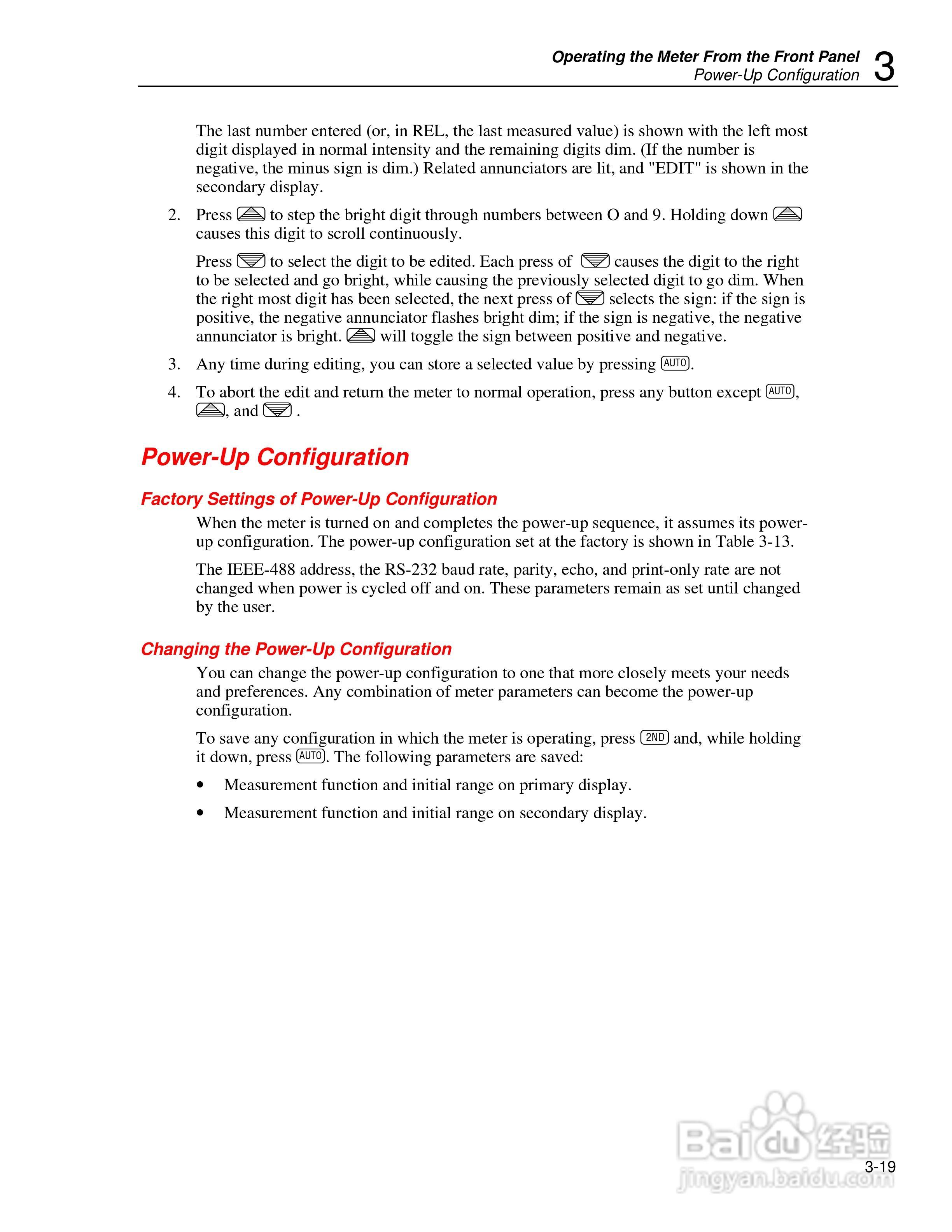 福禄克Fluke45万用表说明书:[5]