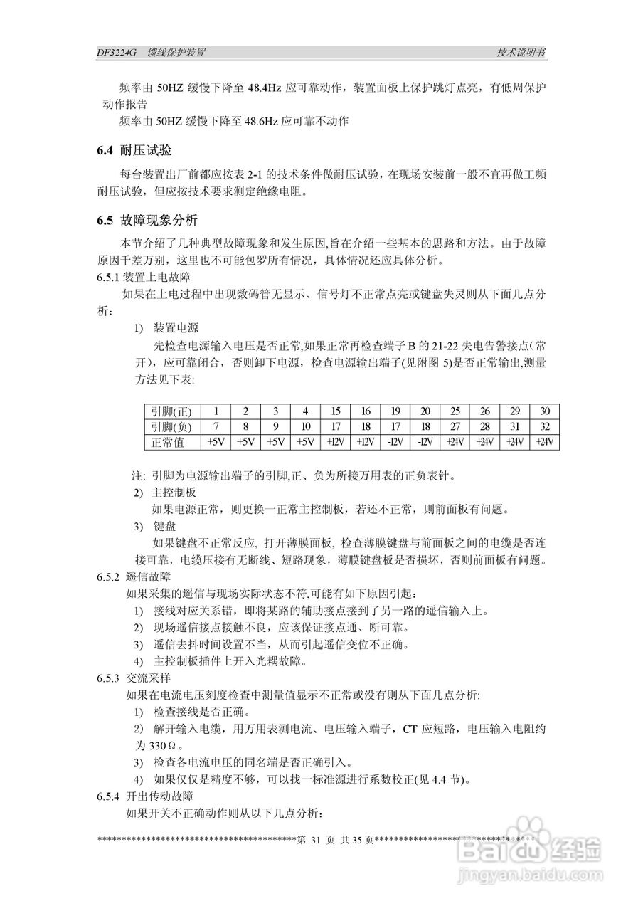 DF3224G馈线保护装置说明书:[4]