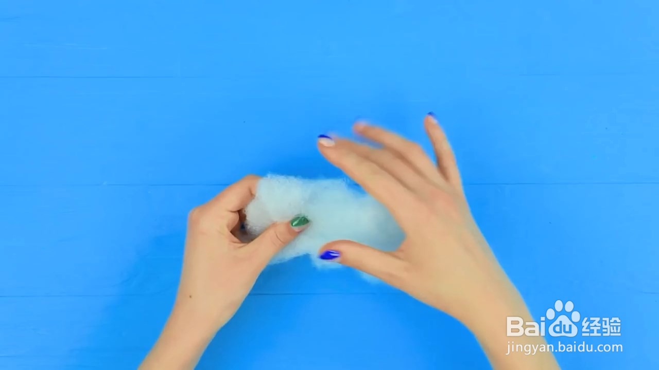 一款粉色头发的云朵发夹，夹头发上超美的