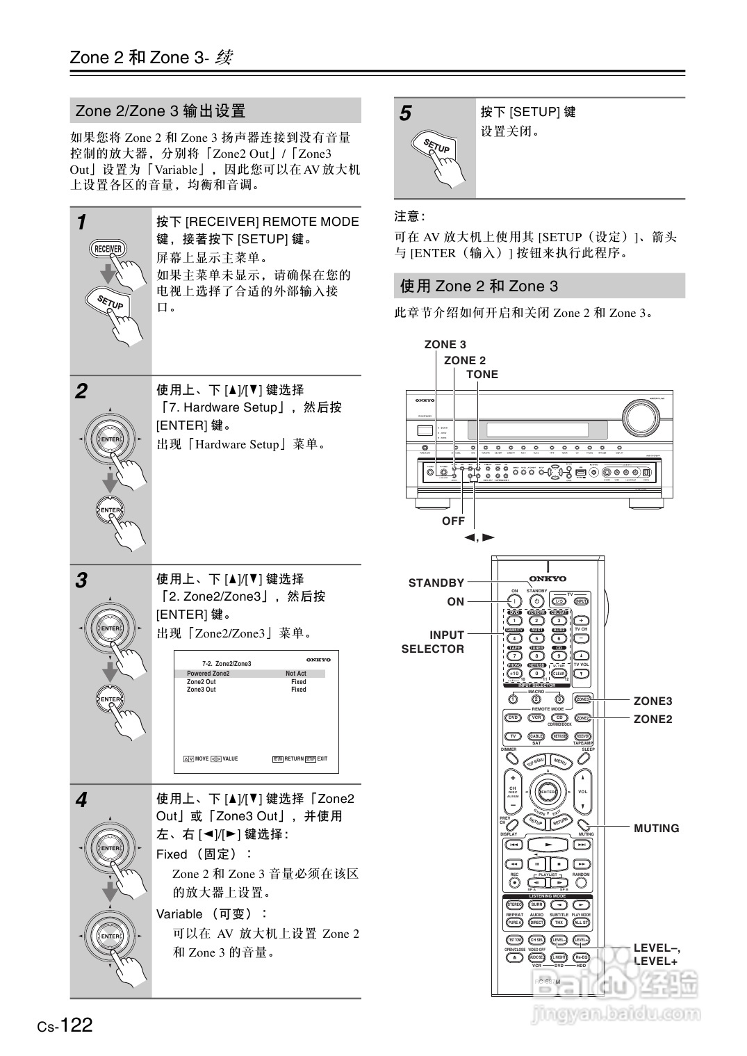 安桥AV放大机TX-SA876型使用说明书:[7]