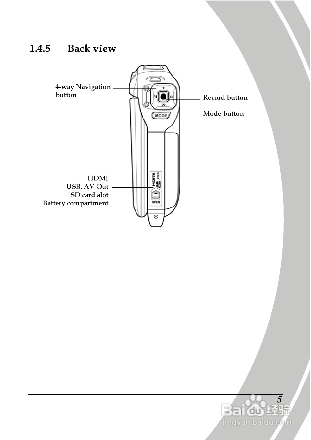德之杰DXG-5B7V码摄像机说明书:[2]