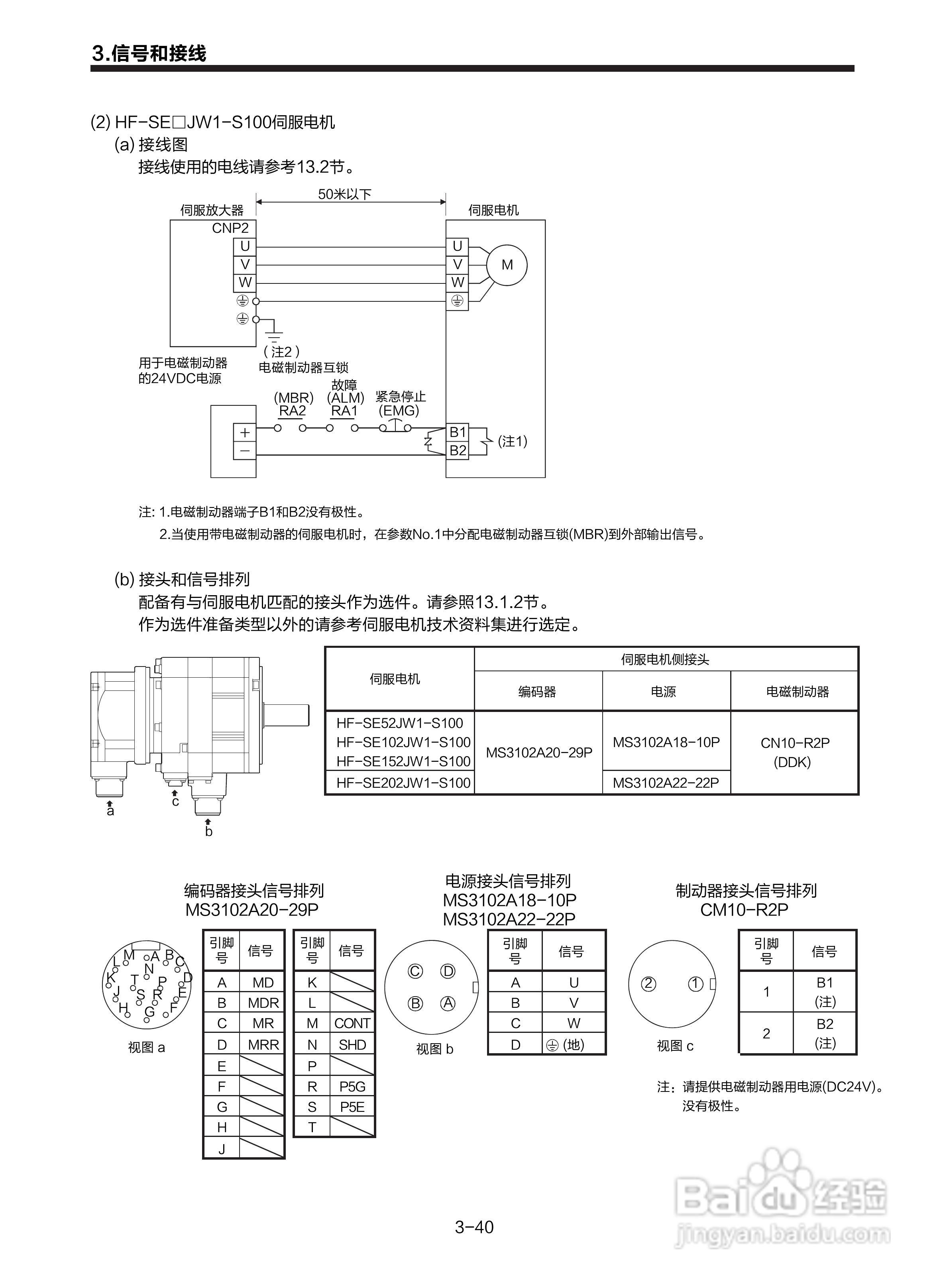三菱 MR-E-□A-KH003 MR-E-□AG-KH003通用交流伺服接:[8]
